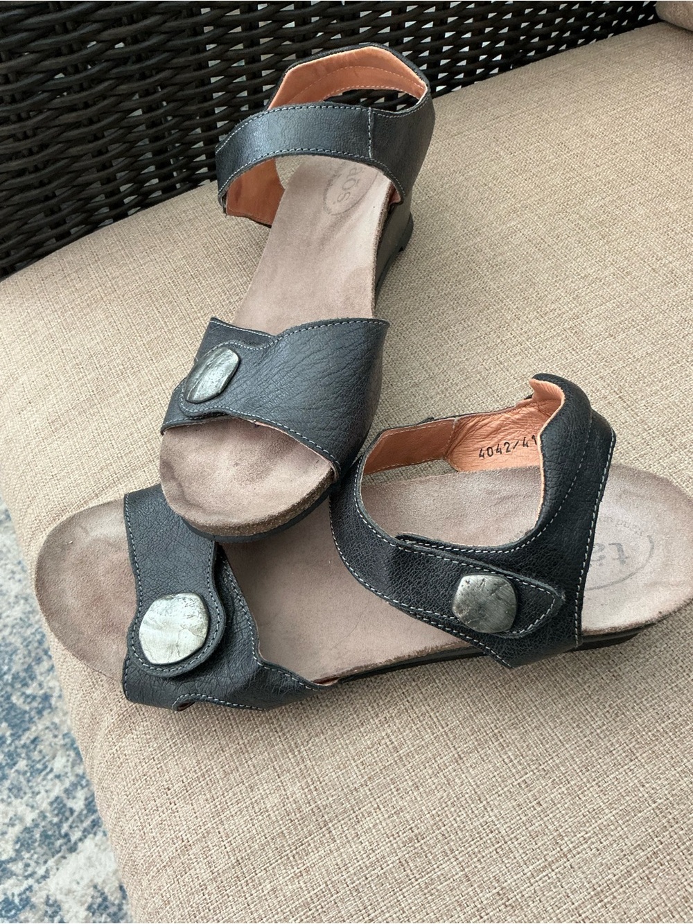 Taos leather sandals